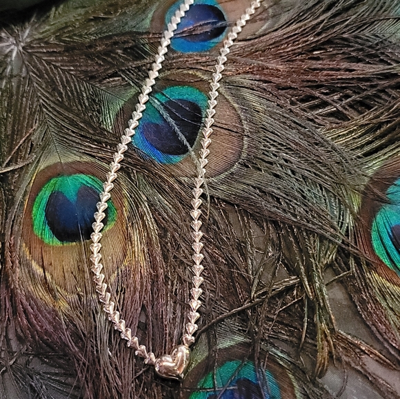 Gold Heart Necklace - Picture 2 of 4